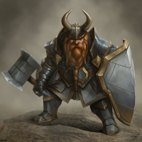 Dwarf warrior concept art